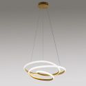 Lustra LED design modern Diva 85cm, auriu, alb sau titan