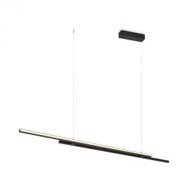Pendule, Lustre suspendate - Lustra LED suspendata stil minimalist modern Halo negru