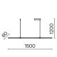 Pendule, Lustre suspendate - Lustra LED suspendata stil minimalist modern Halo alama