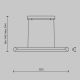 Pendule, Lustre suspendate - Lustra LED suspendata stil minimalist modern Motion alb