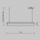 Pendule, Lustre suspendate - Lustra LED suspendata design decorativ Petra