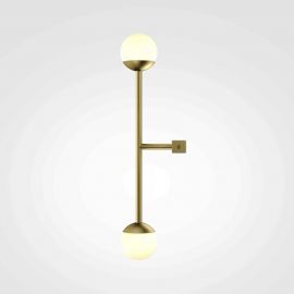 Aplice, corpuri de iluminat pentru pereti - Aplica LED de perete stil minimalist Touch alama
