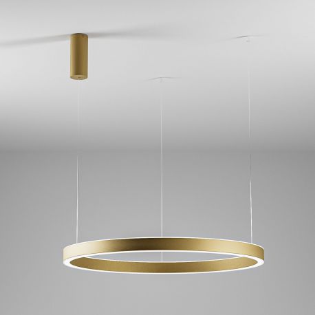 Pendule, Lustre suspendate - Lustra LED circulara diametru 96,6cm CRISEIDE, alb, negru sau auriu