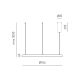 Pendule, Lustre suspendate - Lustra LED circulara diametru 96,6cm CRISEIDE, alb, negru sau auriu