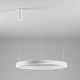 Pendule, Lustre suspendate - Lustra LED circulara diametru 96,6cm CRISEIDE, alb, negru sau auriu