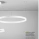 Pendule, Lustre suspendate - Lustra LED circulara diametru 96,6cm CRISEIDE, alb, negru sau auriu