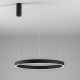 Pendule, Lustre suspendate - Lustra LED circulara diametru 80cm CRISEIDE, alb, negru sau auriu