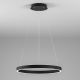 Pendule, Lustre suspendate - Lustra LED circulara diametru 60cm CRISEIDE, alb, negru sau auriu