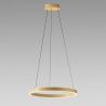 Lustra LED circulara diametru 60cm CRISEIDE, alb, negru sau auriu
