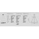 Pendule, Lustre suspendate - Lustra LED circulara diametru 80cm CRISEIDE, alb, negru sau auriu
