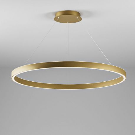 Pendule, Lustre suspendate - Lustra LED circulara diametru 96,6cm CRISEIDE, alb, negru sau auriu