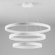 Pendule, Lustre suspendate - Lustra LED circulara cu 3 inele 96/80/60cm CRISEIDE, alb, negru sau auriu