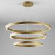 Pendule, Lustre suspendate - Lustra LED circulara cu 3 inele 96/80/60cm CRISEIDE, alb, negru sau auriu