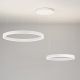 Pendule, Lustre suspendate - Lustra LED circulara cu 2 inele 80/60cm CRISEIDE, alb, negru sau auriu