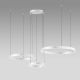 Pendule, Lustre suspendate - Lustra LED circulara cu 3 inele 80/60/40cm CRISEIDE, alb, negru sau auriu