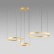 Pendule, Lustre suspendate - Lustra LED circulara cu 3 inele 80/60/40cm CRISEIDE, alb, negru sau auriu