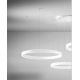 Pendule, Lustre suspendate - Lustra LED circulara cu 3 inele 80/60/40cm CRISEIDE, alb, negru sau auriu
