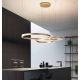 Pendule, Lustre suspendate - Lustra LED circulara cu 3 inele 80/60/40cm CRISEIDE, alb, negru sau auriu