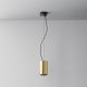 Lustre / Pendule spatii comerciale - Pendul LED iluminat design tehnic Efir D-7,5cm 15W auriu