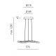 Pendule, Lustre suspendate - Lustra LED suspendata diametru 57cm YARA 3000K sau 4000K