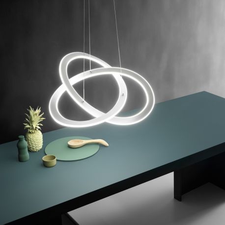 Pendule, Lustre suspendate - Lustra LED suspendata diametru 57cm YARA 3000K sau 4000K