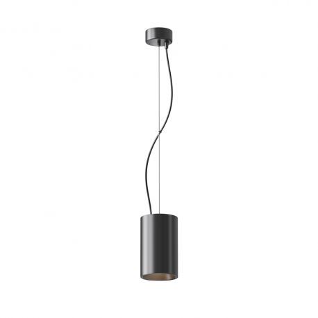 Lustre / Pendule spatii comerciale - Pendul LED iluminat design tehnic Efir D-9,5cm 25W negru