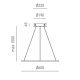 Pendule, Lustre suspendate - Lustra LED circulara diametru 60cm ERIKA
