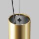Lustre / Pendule spatii comerciale - Pendul LED iluminat design tehnic Efir D-9,5cm 25W auriu