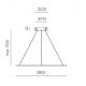 Pendule, Lustre suspendate - Lustra LED circulara diametru 80cm ERIKA