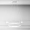 Lustra LED circulara cu 2 inele 80/60cm ERIKA