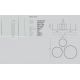 Pendule, Lustre suspendate - Lustra LED circulara cu 3 inele 100/80/60cm ERIKA