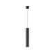 Lustre / Pendule spatii comerciale - Pendul LED iluminat design tehnic FOCUS D-5,2cm negru