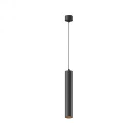 Lustre / Pendule spatii comerciale - Pendul LED iluminat design tehnic FOCUS D-5,2cm negru