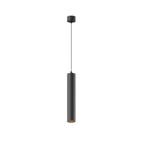 Lustre / Pendule spatii comerciale - Pendul LED iluminat design tehnic FOCUS D-5,2cm negru