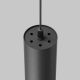 Lustre / Pendule spatii comerciale - Pendul LED iluminat design tehnic FOCUS D-5,2cm negru