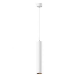 Lustre / Pendule spatii comerciale - Pendul LED iluminat design tehnic FOCUS D-5,2cm alb