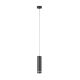 Lustre / Pendule spatii comerciale - Pendul LED iluminat design tehnic Orlo D-7,9cm negru