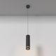 Lustre / Pendule spatii comerciale - Pendul LED iluminat design tehnic Orlo D-7,9cm negru