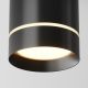 Lustre / Pendule spatii comerciale - Pendul LED iluminat design tehnic Orlo D-7,9cm negru