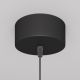 Lustre / Pendule spatii comerciale - Pendul LED iluminat design tehnic Orlo D-7,9cm negru