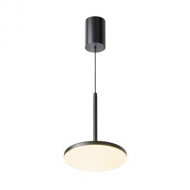 Lustre / Pendule spatii comerciale - Lustra/Pendul LED iluminat design tehnic Plato D-18,5cm negru