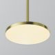 Lustre / Pendule spatii comerciale - Lustra/Pendul LED iluminat design tehnic Plato D-18,5cm alama