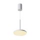 Lustre / Pendule spatii comerciale - Lustra/Pendul LED iluminat design tehnic Plato D-18,5cm alb