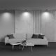 Plafoniere cu spoturi, Spoturi aplicate - Spot LED aplicat design tehnic Vega D-9cm negru