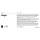 Plafoniere cu spoturi, Spoturi aplicate - Spot LED aplicat design tehnic Vega D-9cm negru