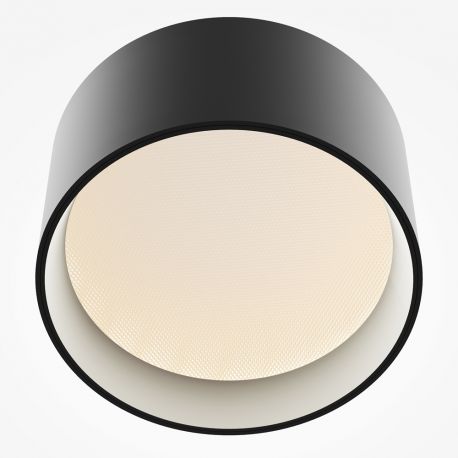 Plafoniere cu spoturi, Spoturi aplicate - Spot LED aplicat design tehnic Vega D-12cm negru