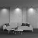 Plafoniere cu spoturi, Spoturi aplicate - Spot LED aplicat design tehnic Vega D-12cm negru