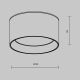 Plafoniere cu spoturi, Spoturi aplicate - Spot LED aplicat design tehnic Vega D-12cm negru