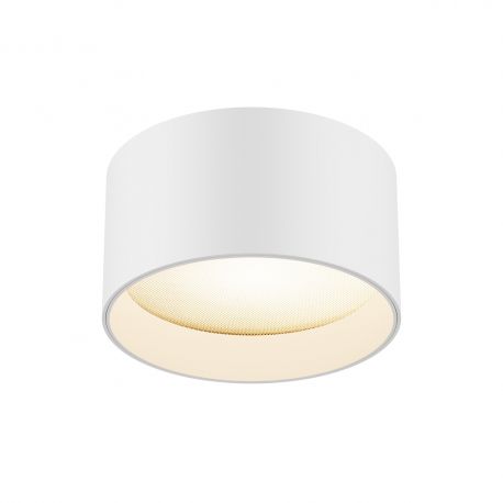Plafoniere cu spoturi, Spoturi aplicate - Spot LED aplicat design tehnic Vega D-12cm alb