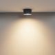 Plafoniere cu spoturi, Spoturi aplicate - Spot LED aplicat design tehnic Vega D-14cm negru